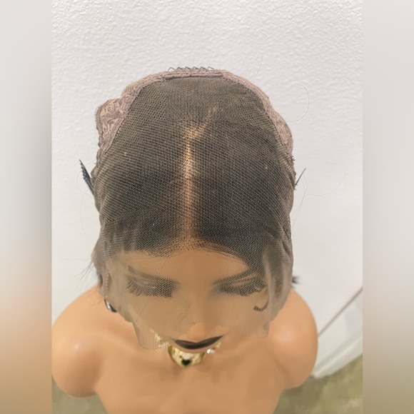 New! 12” Virgin Human Hair Bob Cut Wig - Picture 7 of 12